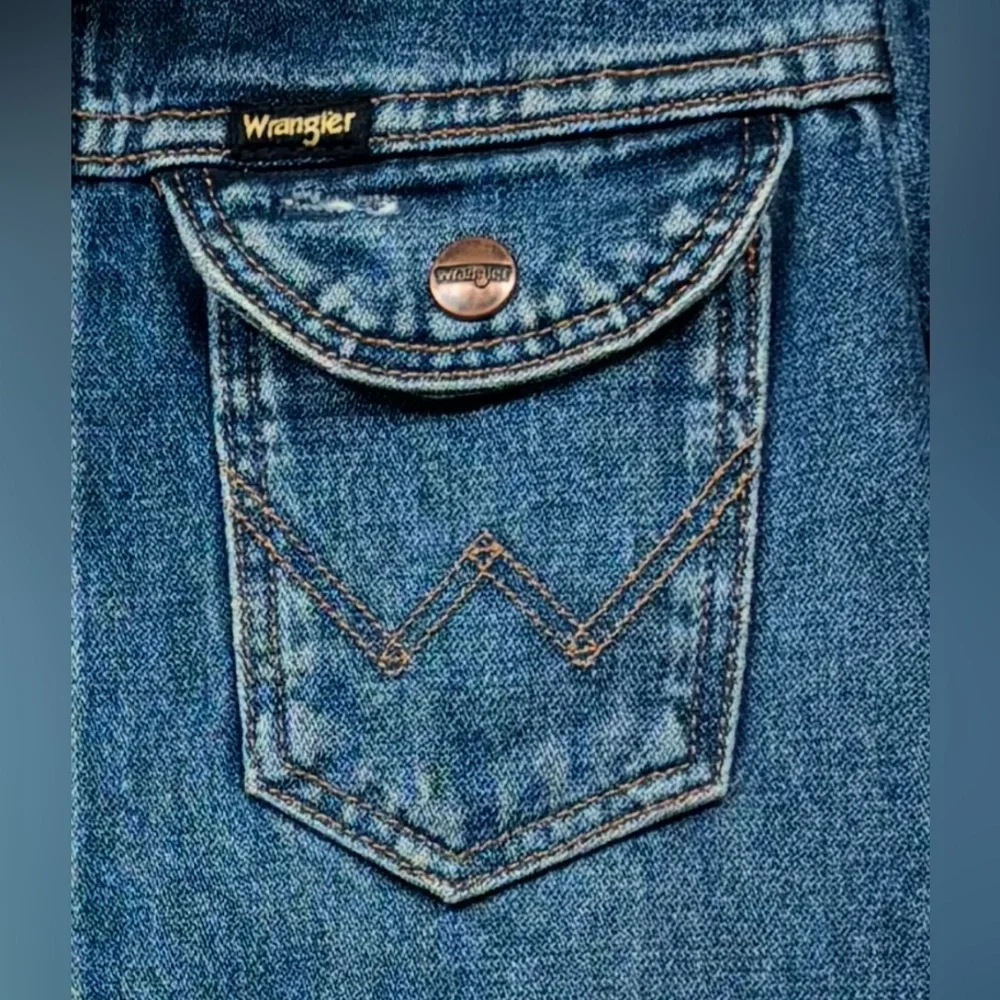 Wrangler Icons Jacket Womens Size XS Regular Fit Rigid Denim Jean Western 124WJ - Picture 2 of 16